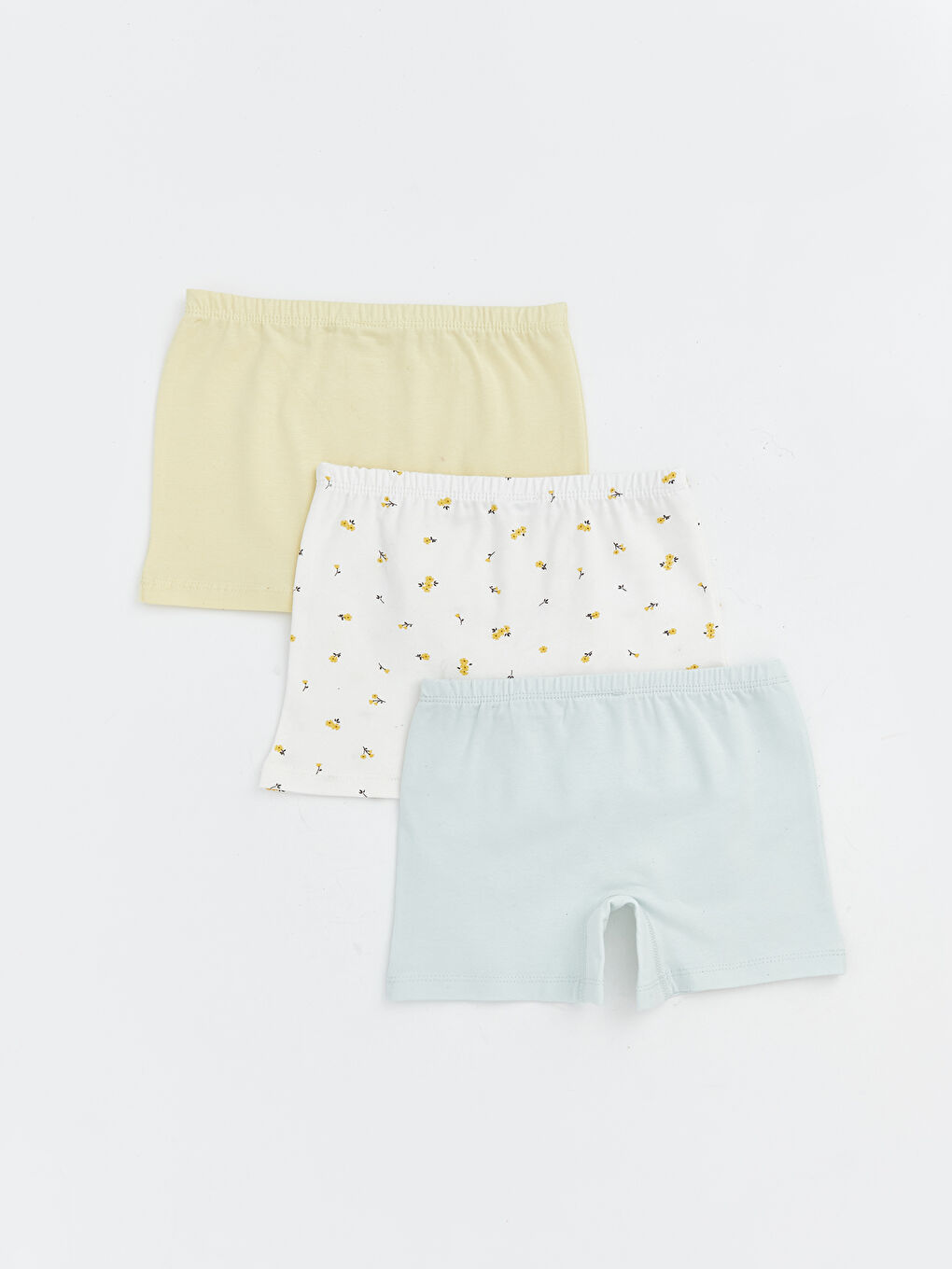 Цветочные трусы боксеры для девочек, комплект из 3-х штук-1