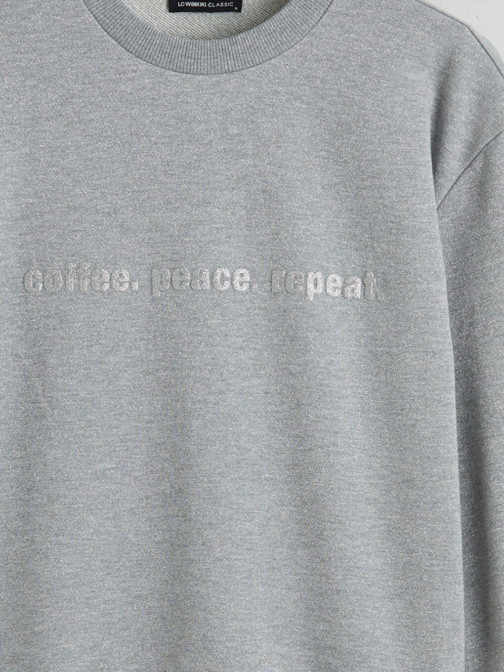 Crew Neck Printed Women's Sweatshirt-5