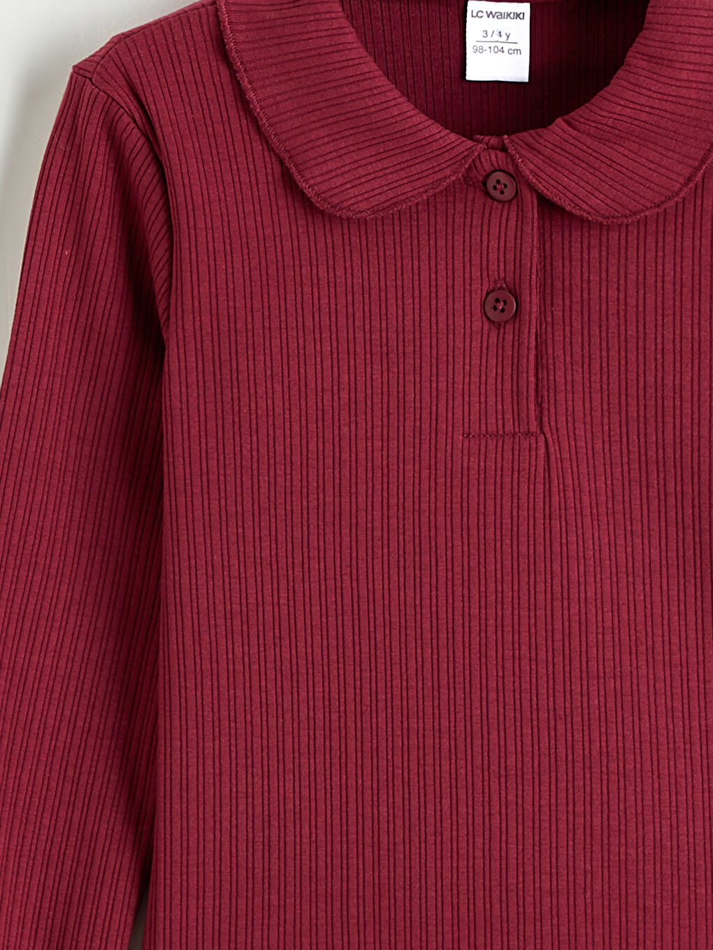 Футболка з коміром поло для дівчаток-2