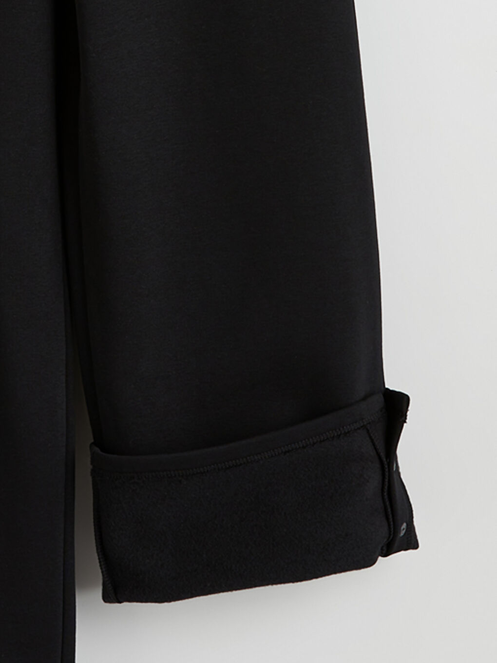 Siyah Beli Lastikli Kız Çocuk Eşofman Alt-2