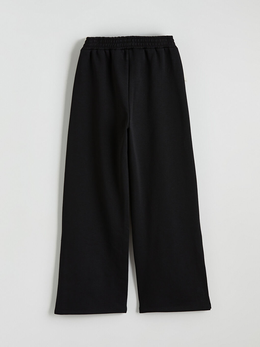 Siyah Beli Lastikli Kız Çocuk Eşofman Alt-3