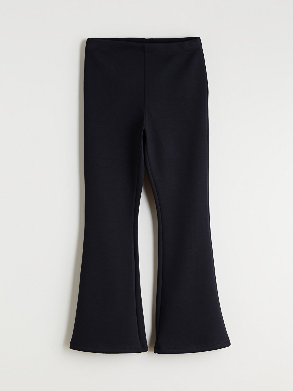 Siyah İspanyol Paça Kız Çocuk Tayt