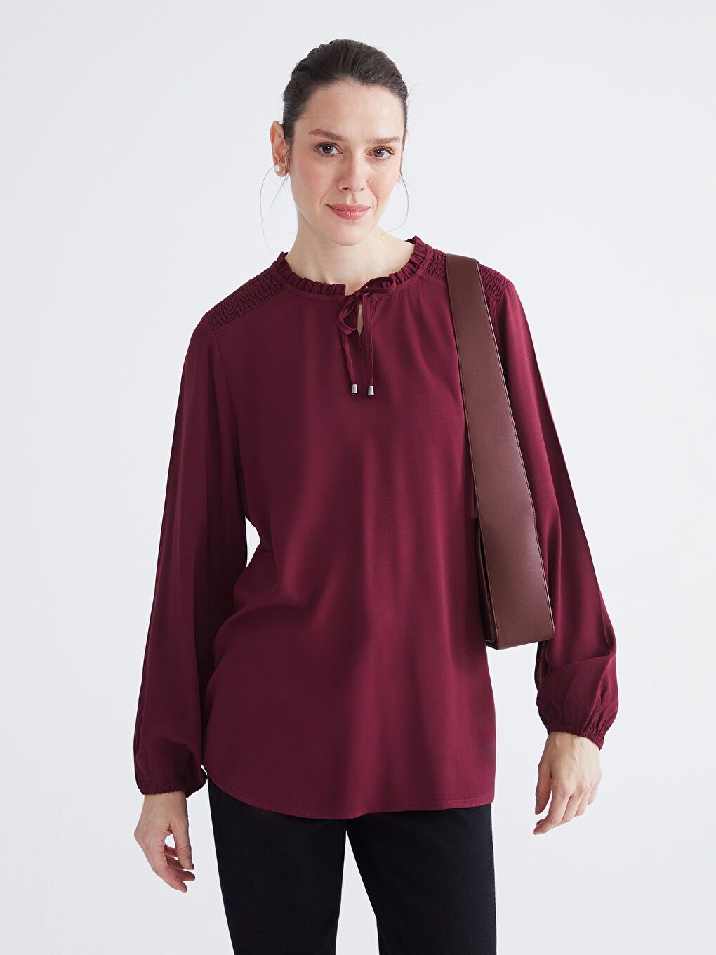 Tie Neck Blouse