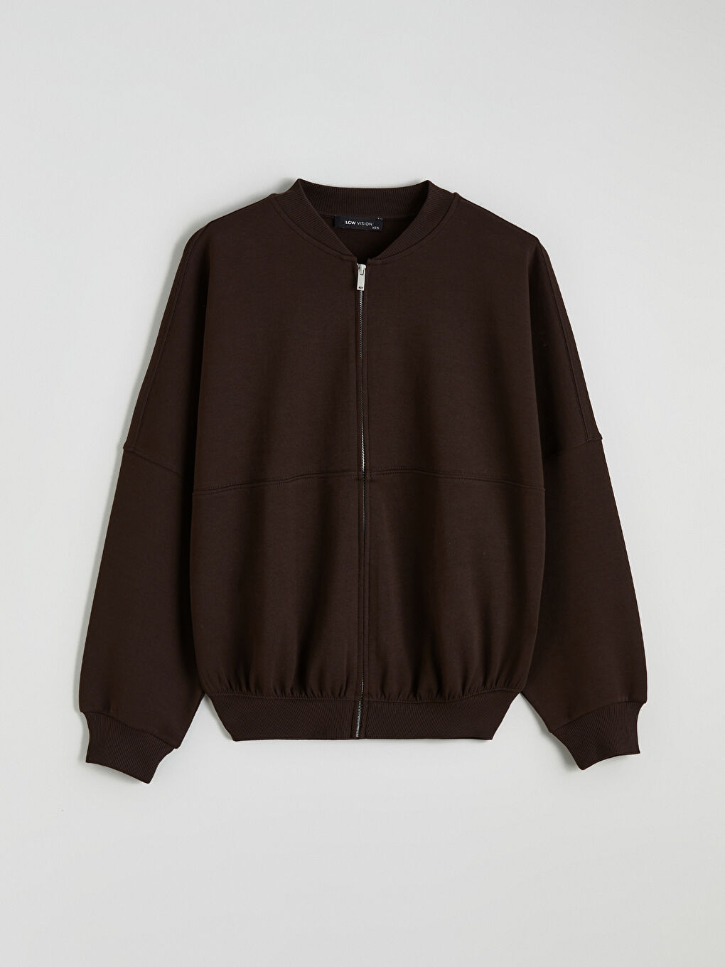 Mürdüm Oversize Kadın Kolej Ceket-4