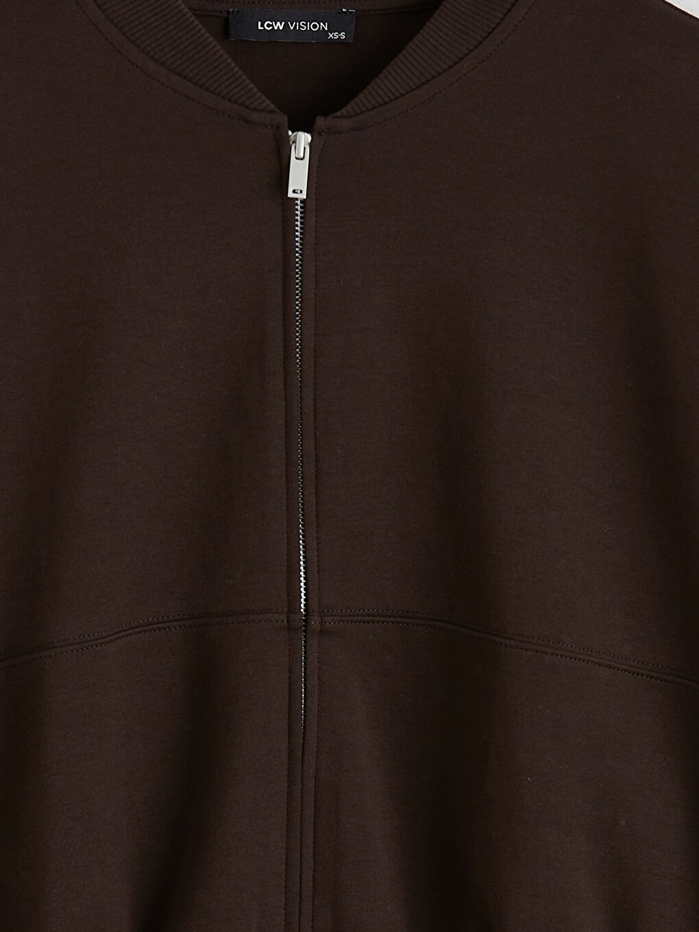 Mürdüm Oversize Kadın Kolej Ceket-5