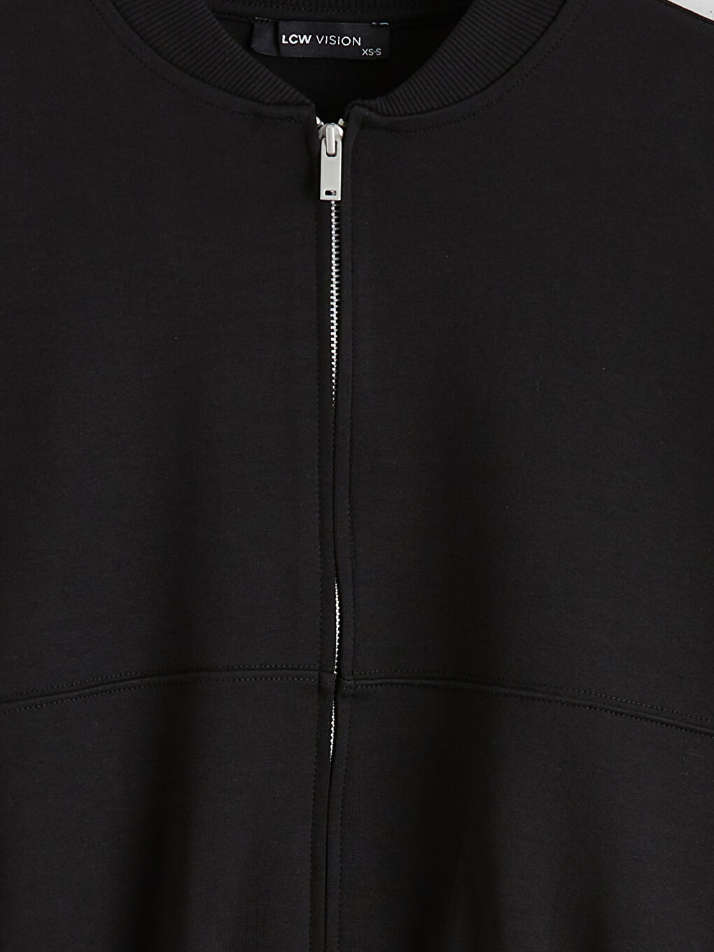 Siyah Oversize Kadın Kolej Ceket-5