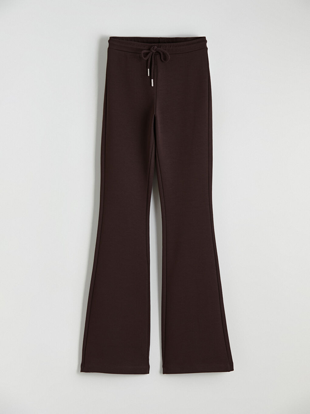 Mürdüm Beli Lastikli İspanyol Paça Kadın Eşofman Altı-4