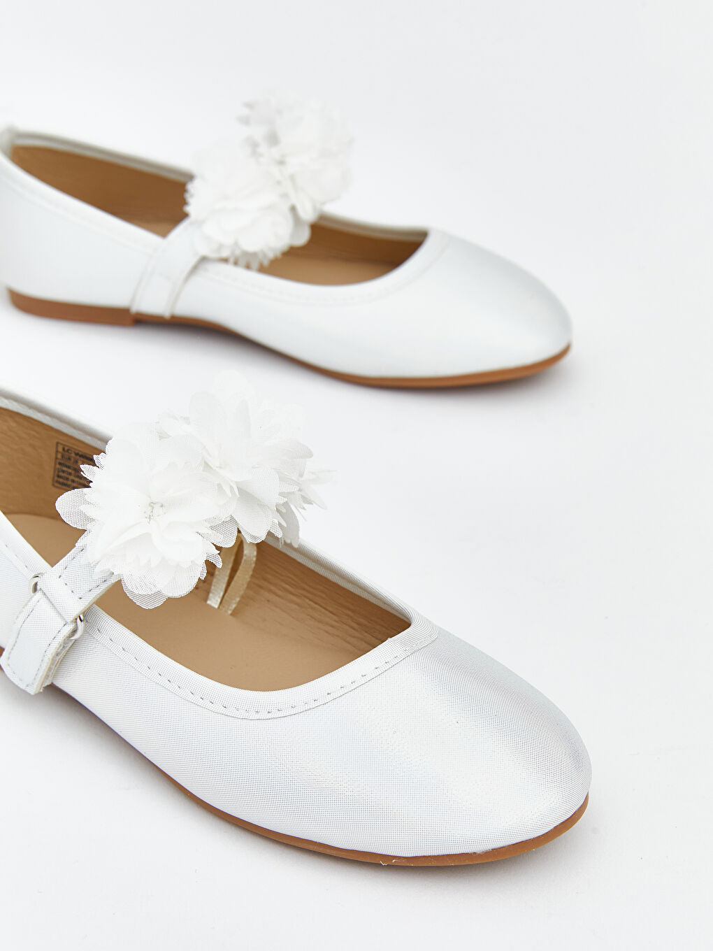 Балетки из искусственной кожи для девочки-2