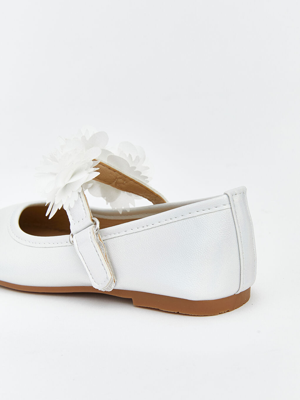 Балетки из искусственной кожи для девочки-4