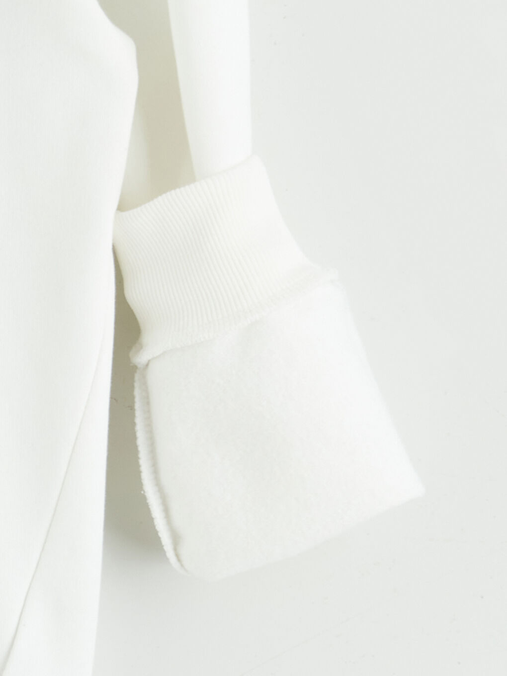 Ekru Kapüşonlu Erkek Çocuk Kalın Eşofman Takım-3