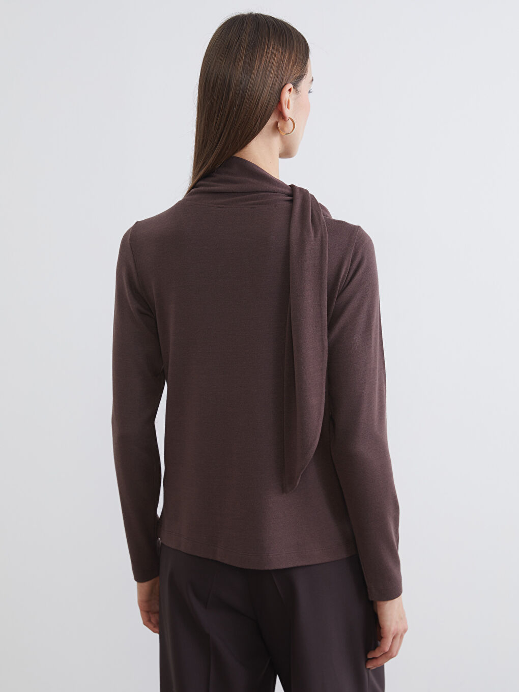 Woman BROWN Blouse-3