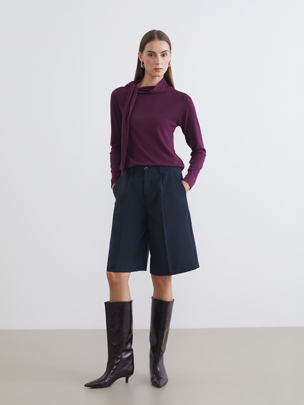 Woman PURPLE Blouse-1