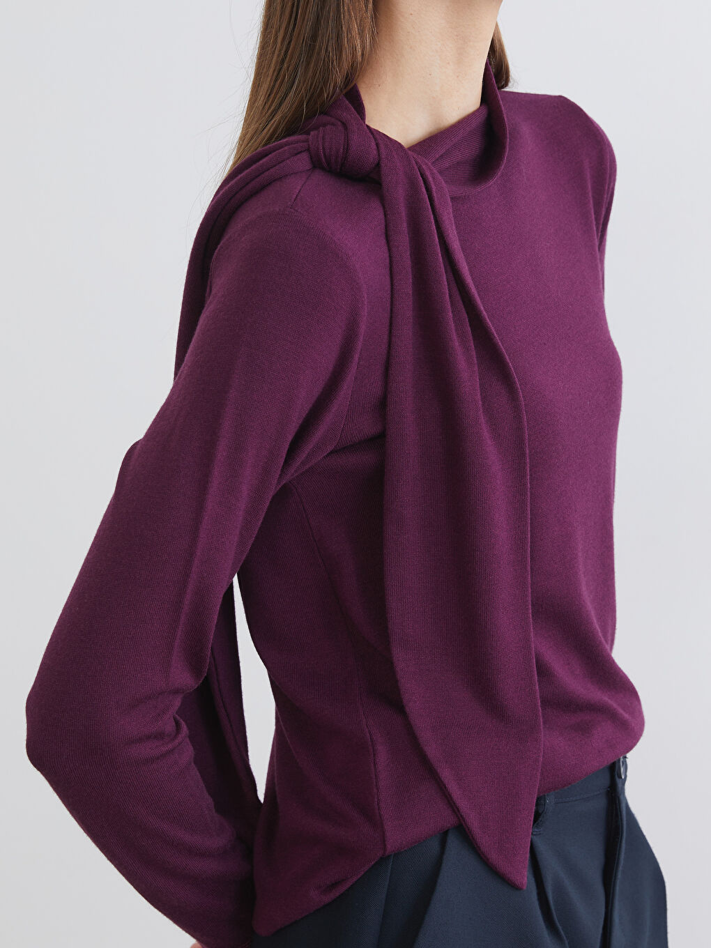 Woman PURPLE Blouse-2