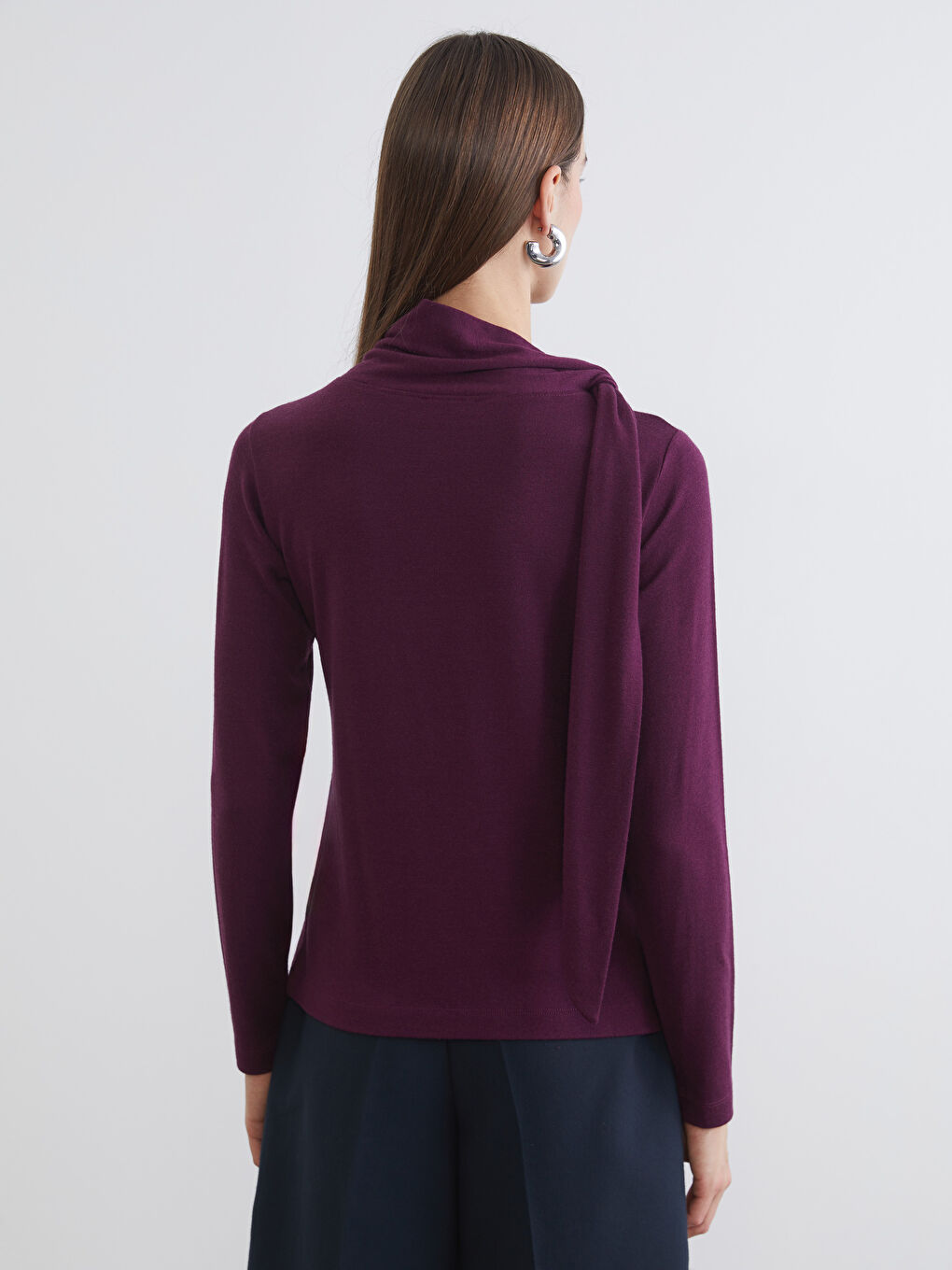 Woman PURPLE Blouse-3