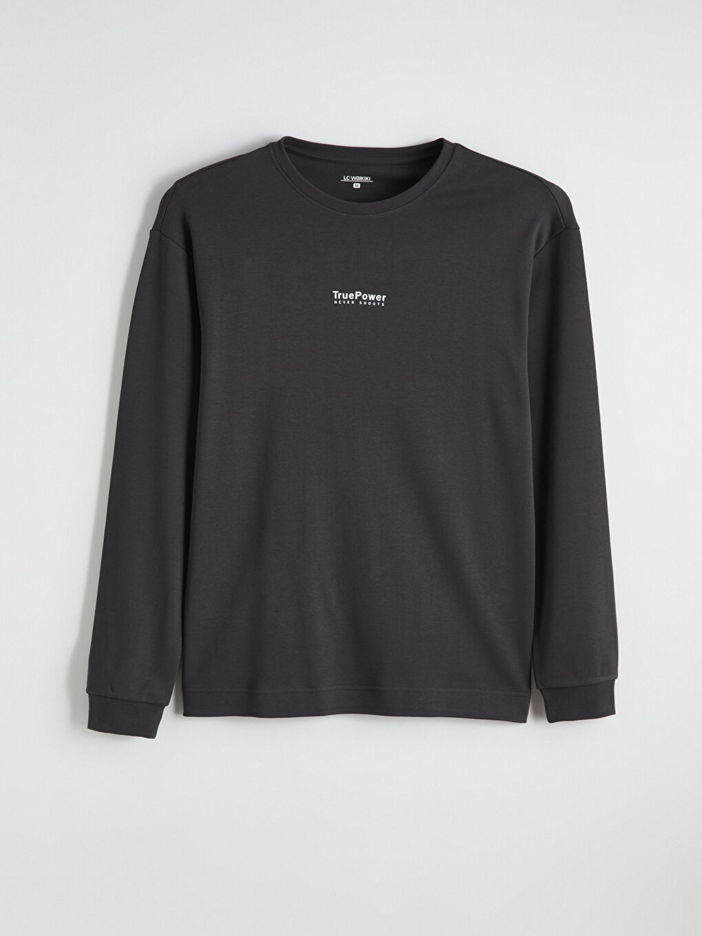 Antrasit Standart Kalıp Erkek Baskılı Pijama Takım-5