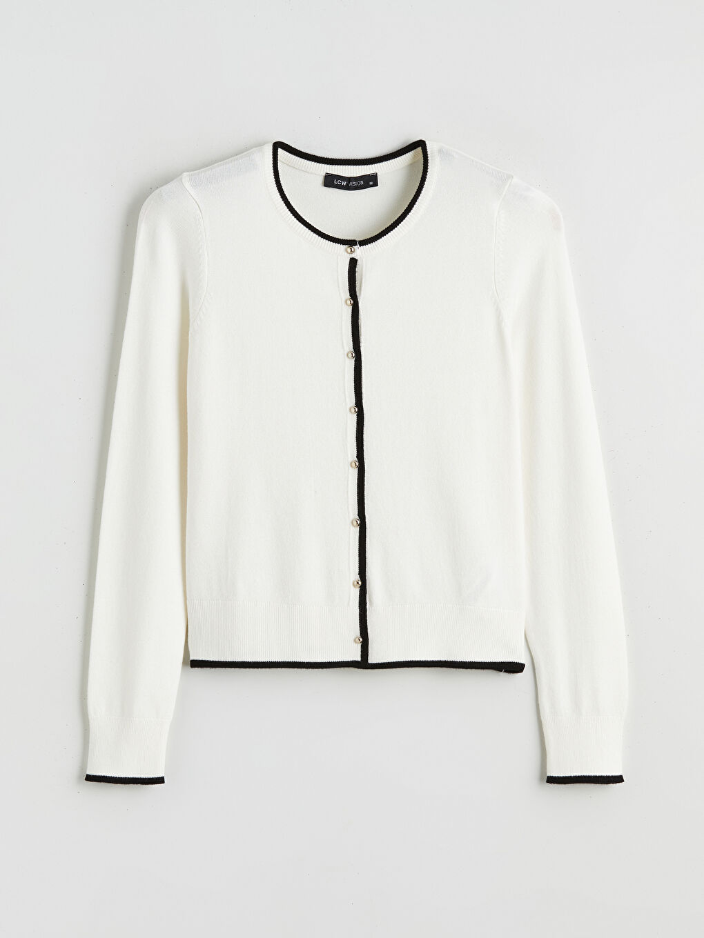 Crew Neck Women's Knitwear Cardigan-4