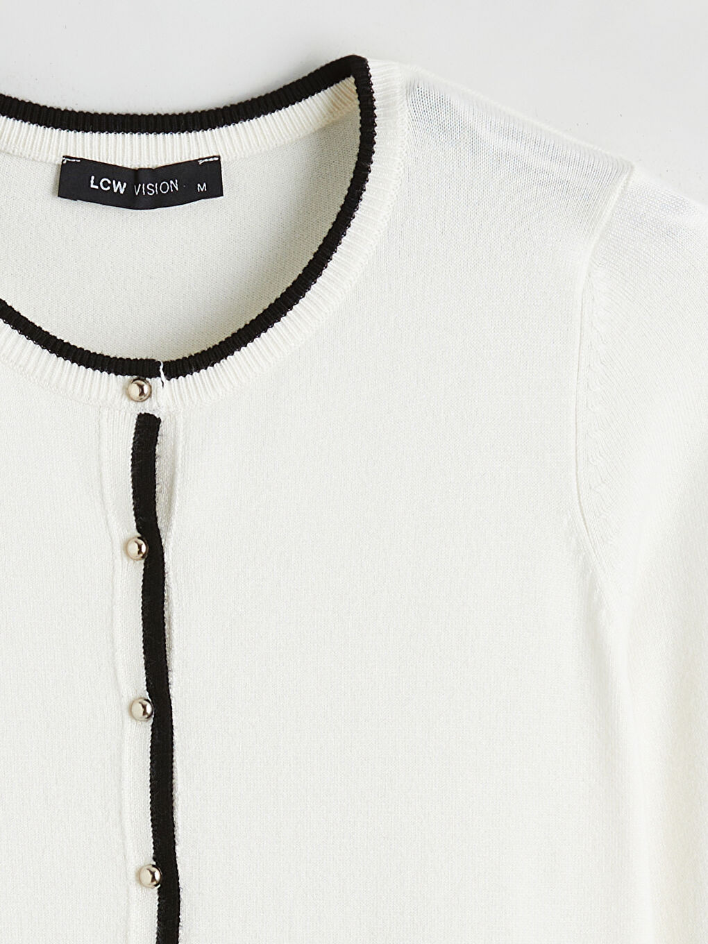 Crew Neck Women's Knitwear Cardigan-5