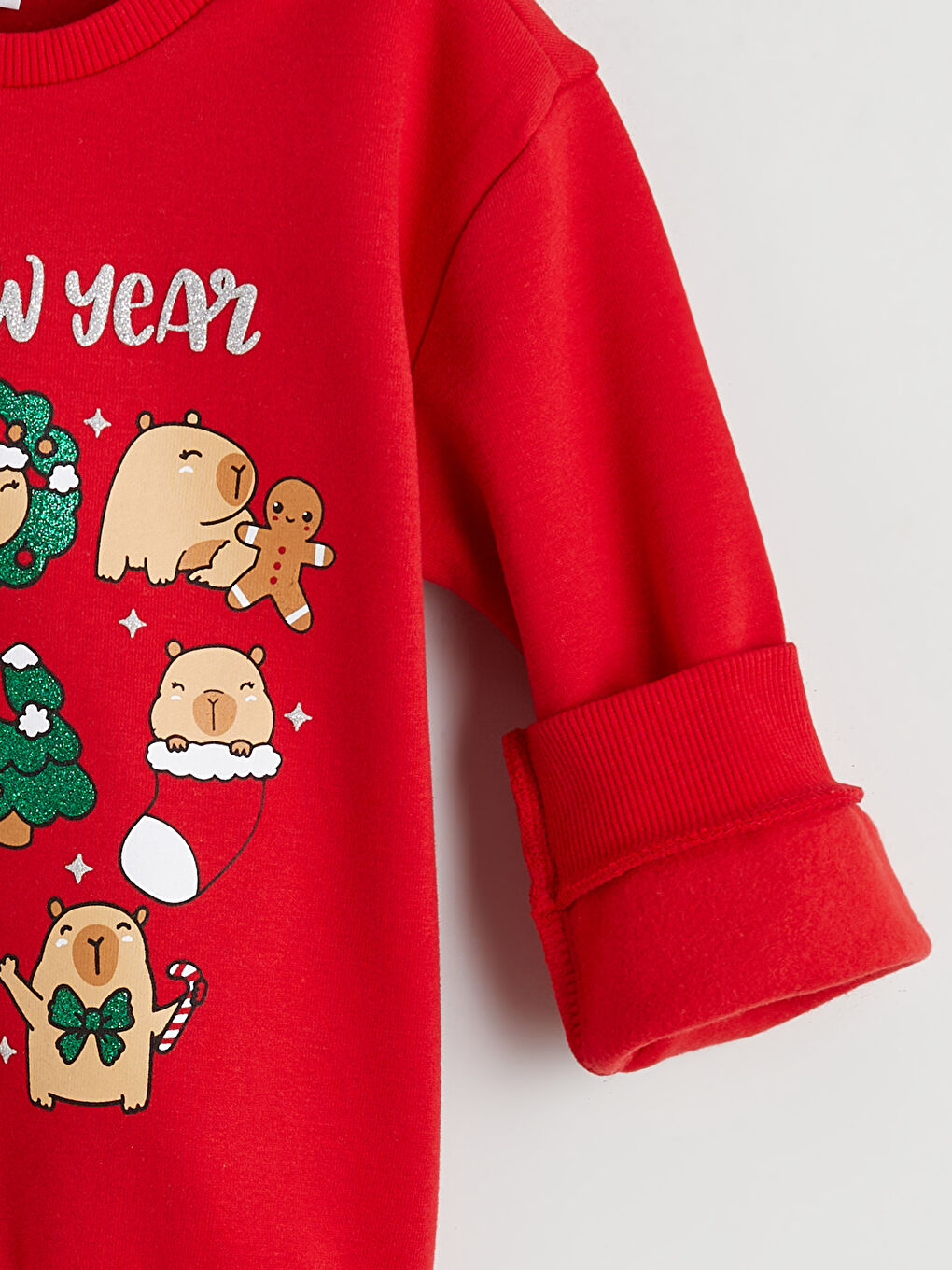 Девочки Красный Свитшот-3