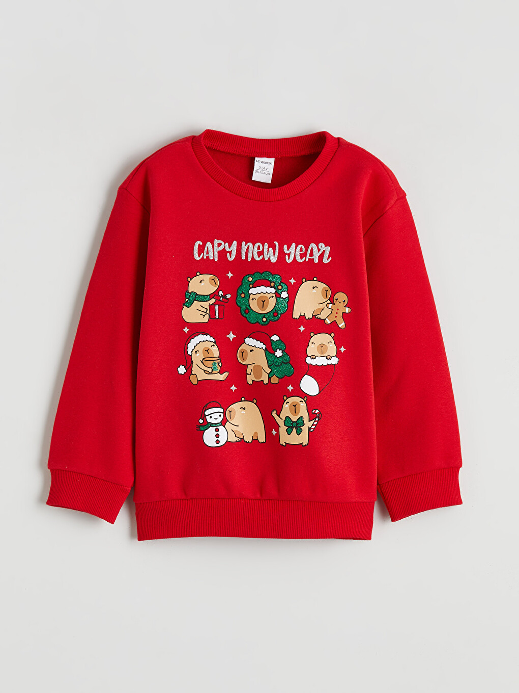 Hayvan Baskılı Kız Çocuk Sweatshirt-4