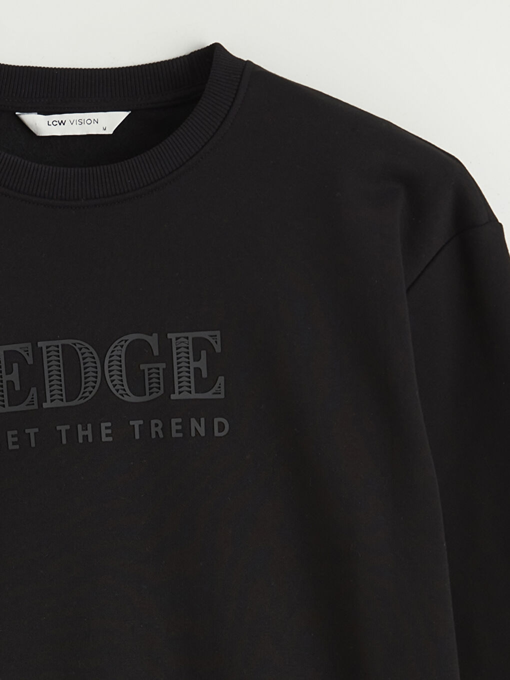 Crew Neck Printed Men's Thick Sweatshirt-6