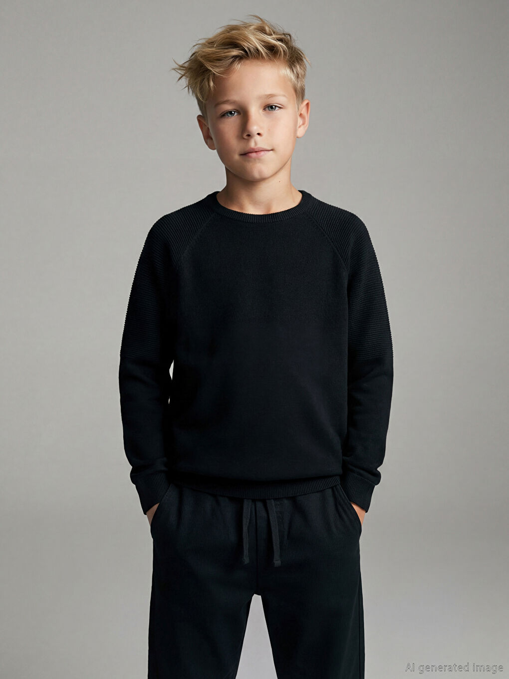 Crew Neck Boys' Knitwear Sweater
