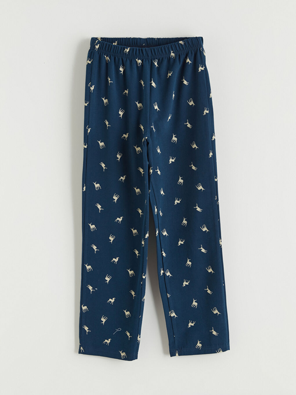 Bej Bisiklet Yaka Baskılı Erkek Çocuk Pijama Takım-6