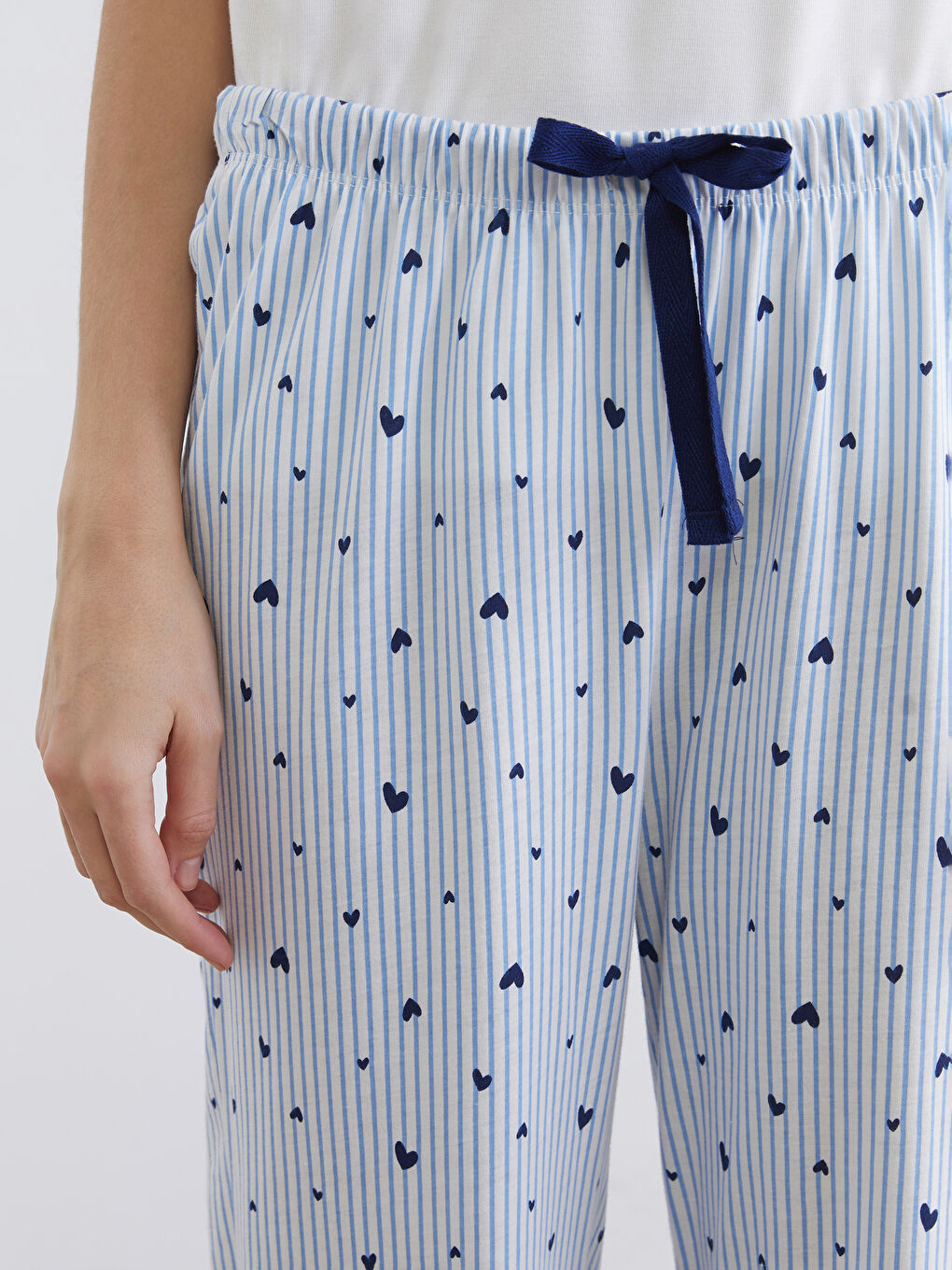 Elasticated Waist Patterned Women's Pyjama Bottoms-2