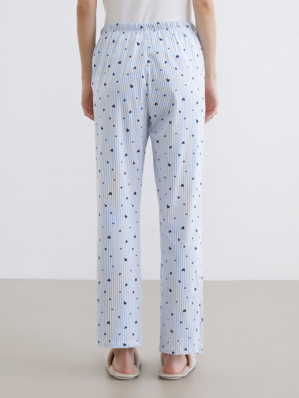 Elasticated Waist Patterned Women's Pyjama Bottoms-3