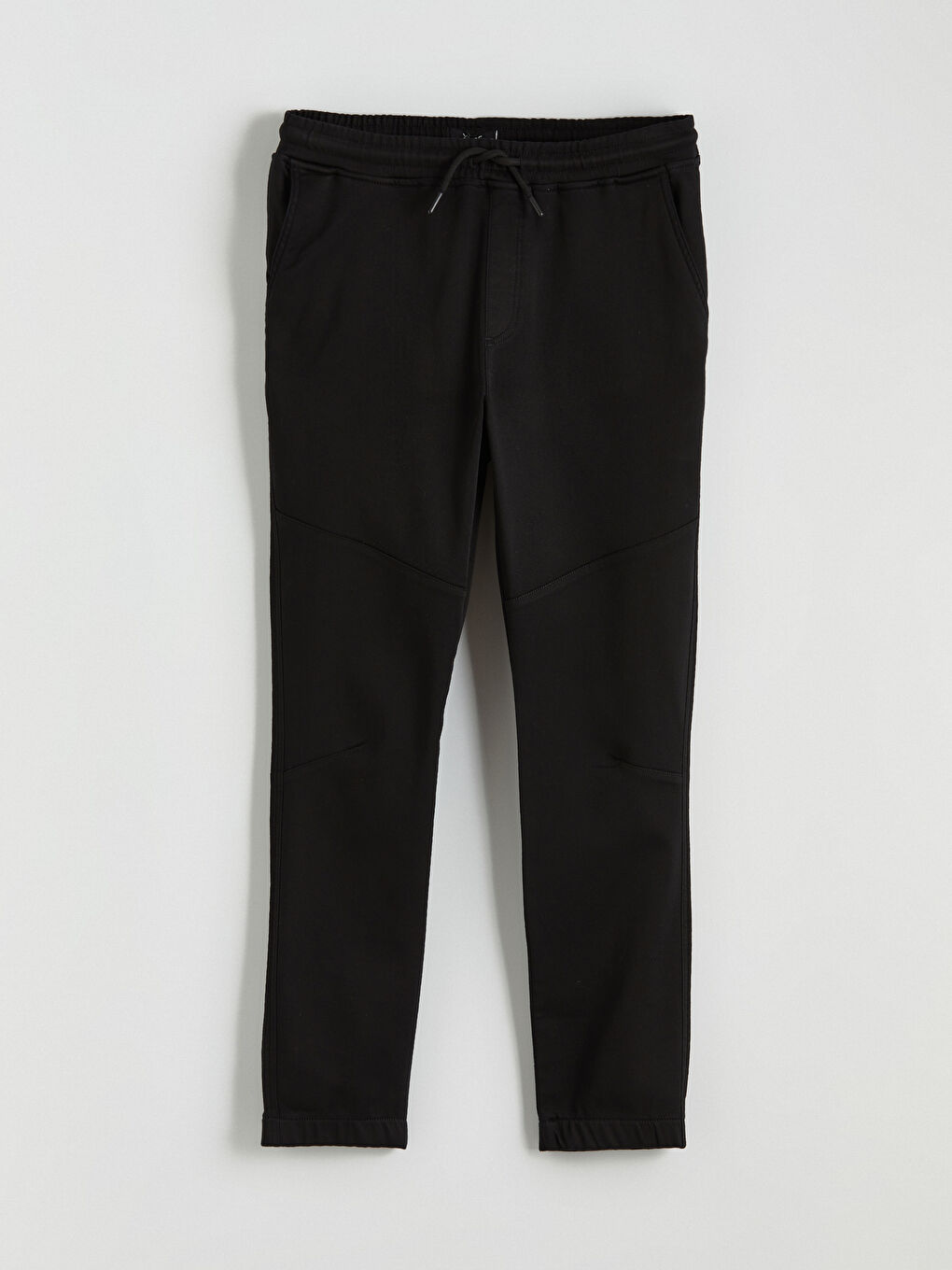 Siyah Slim Fit Erkek Jogger Pantolon-4