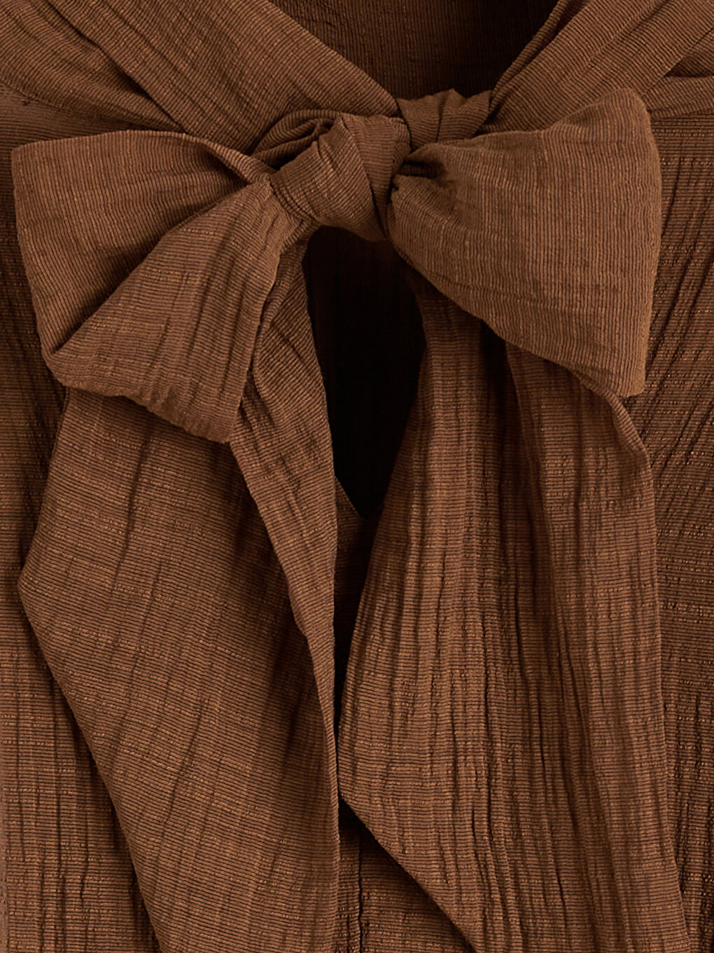 Bej Dik Yaka Dokulu Bluz-5