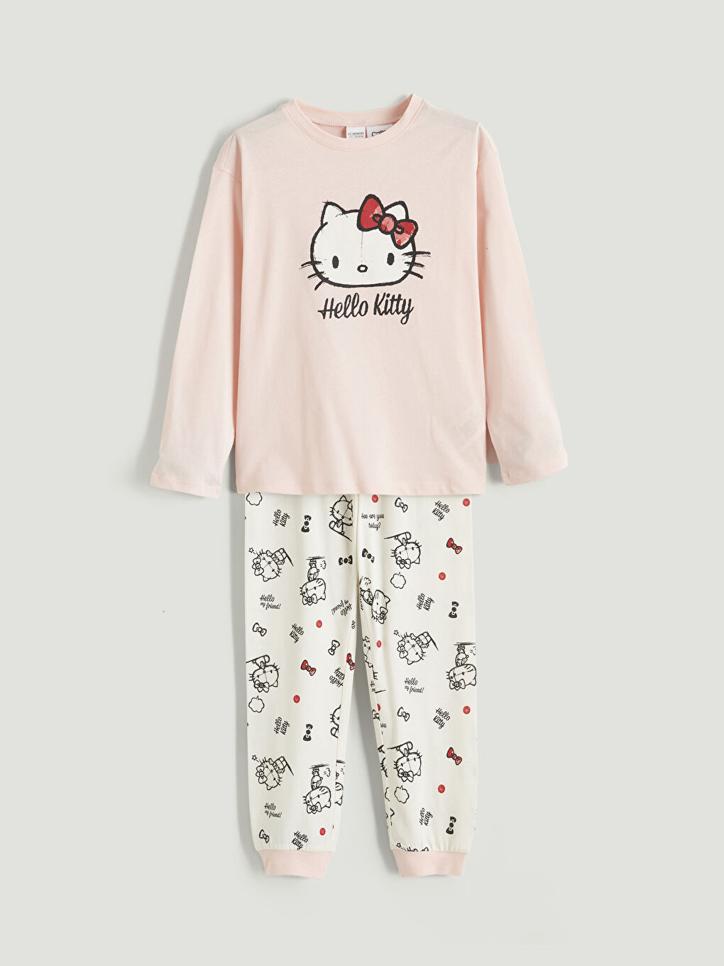 Піжамний комплект для дівчаток з принтом Hello Kitty