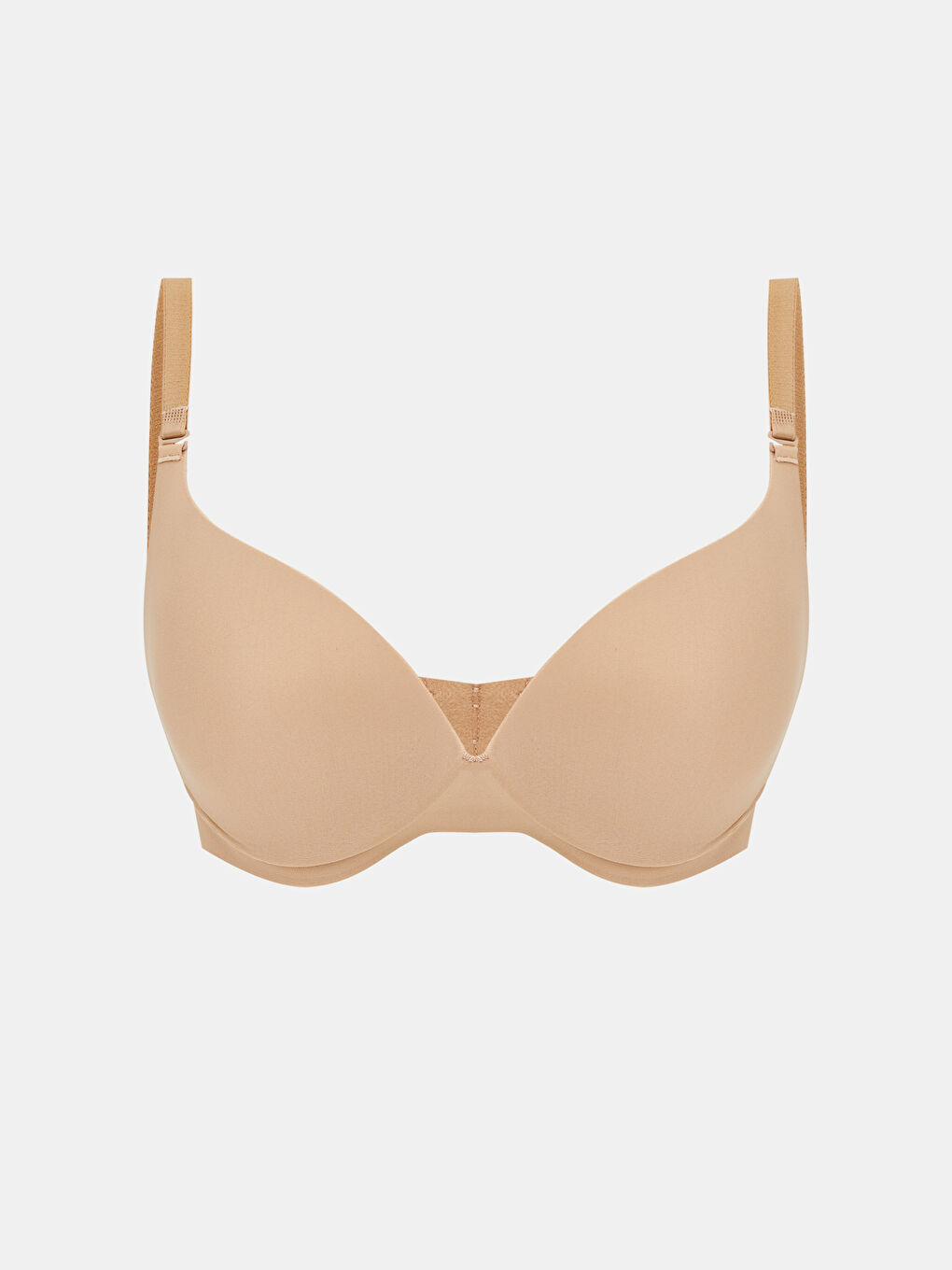 Pembe Balensiz Dolgusuz Lazer Kesim Straplez Sütyen