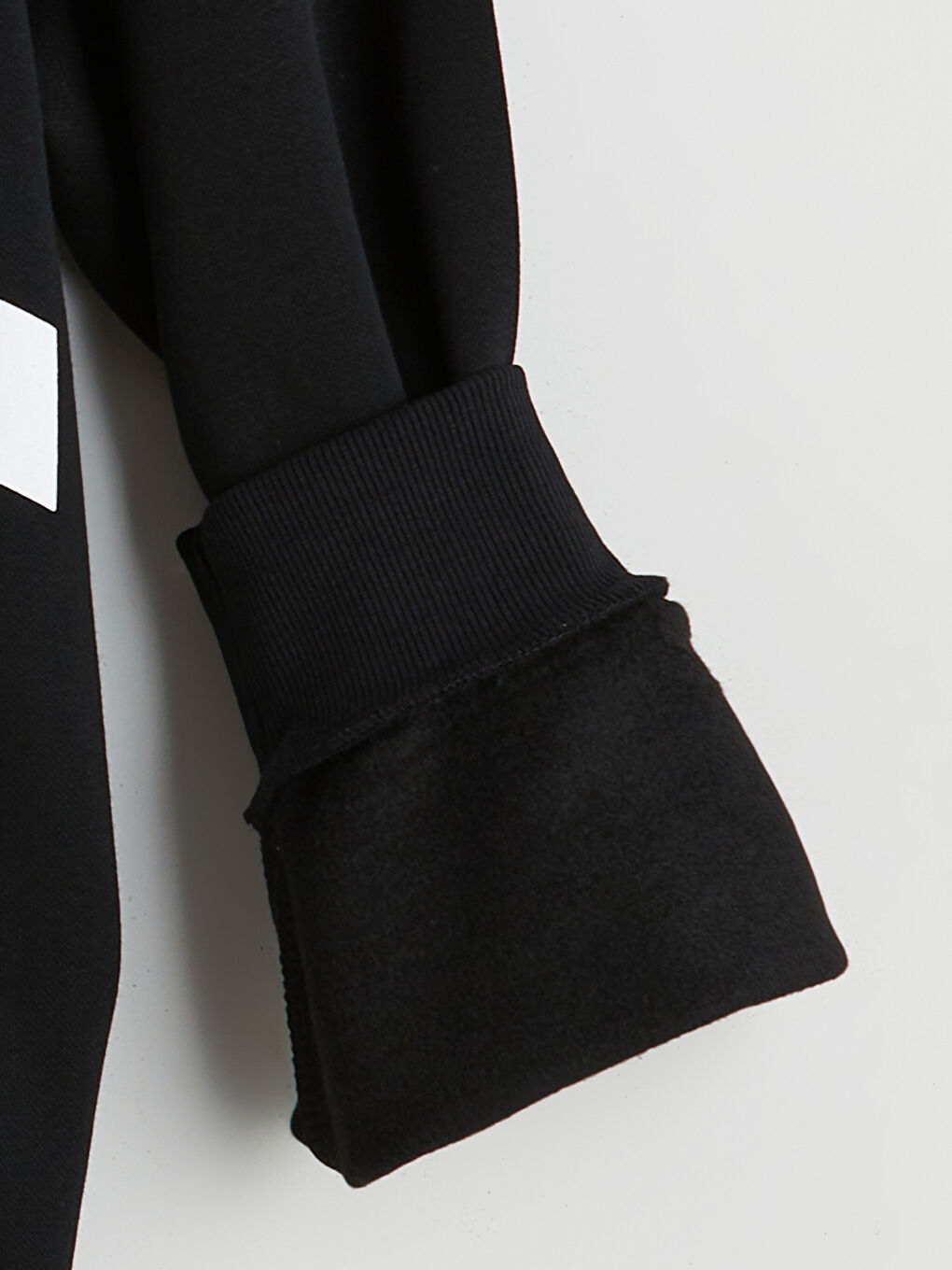 Siyah Kapüşonlu Erkek Fermuarlı Sweatshirt-5