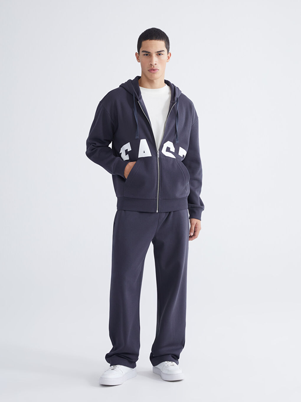 Antrasit Rahat Kalıp Erkek Eşofman Altı