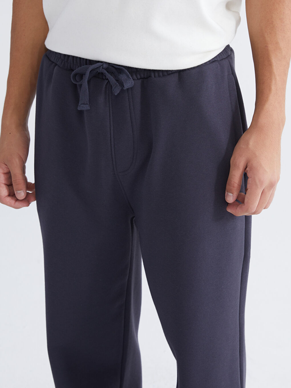 Antrasit Rahat Kalıp Erkek Eşofman Altı-2