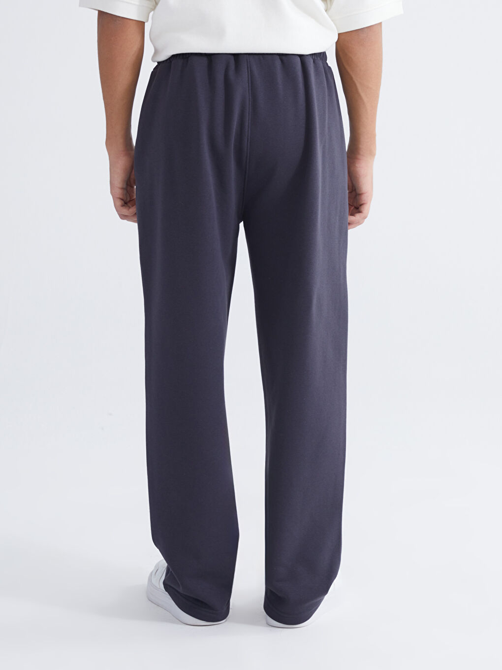 Antrasit Rahat Kalıp Erkek Eşofman Altı-3