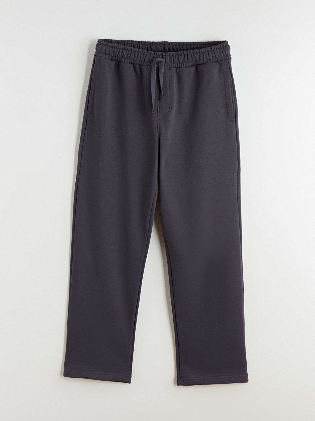 Antrasit Rahat Kalıp Erkek Eşofman Altı-4