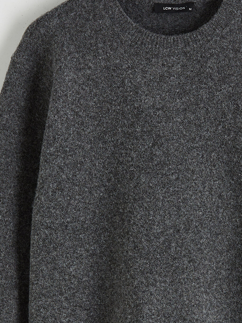 მრგვალი საყელო ქალებისთვის ტრიკოტაჟის სვიტერი-5