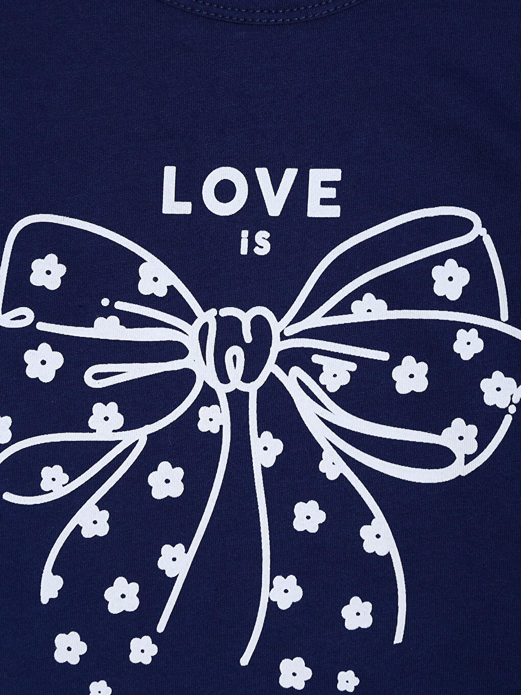 Crew Neck Printed Girls' T-Shirt-2