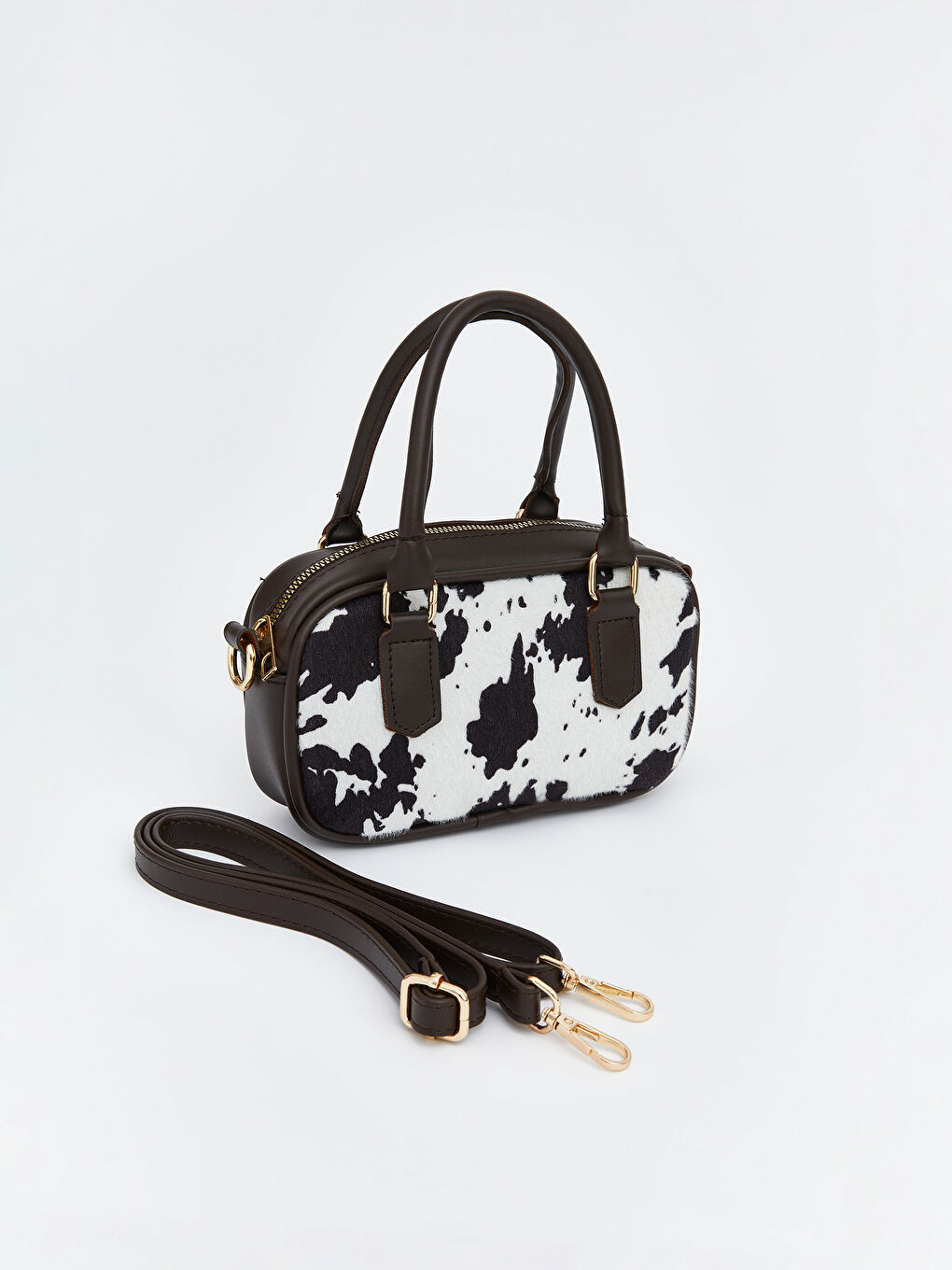 Kahverengi Çıkarılabilir Askılı Kadın Omuz Çantası-1