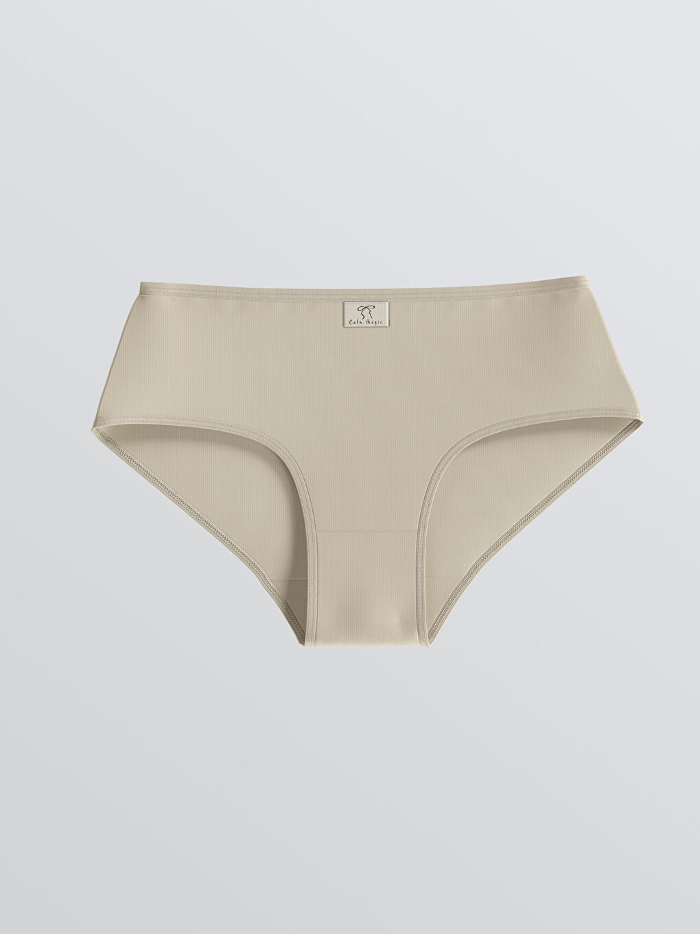 Bej Basic Kız Çocuk Külot 3'lü-3