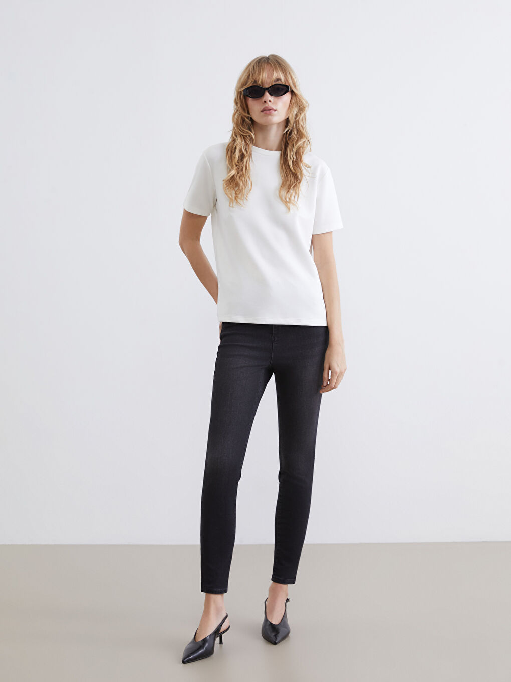 Siyah Jüpiter Süper Skinny Fit Jean Pantolon