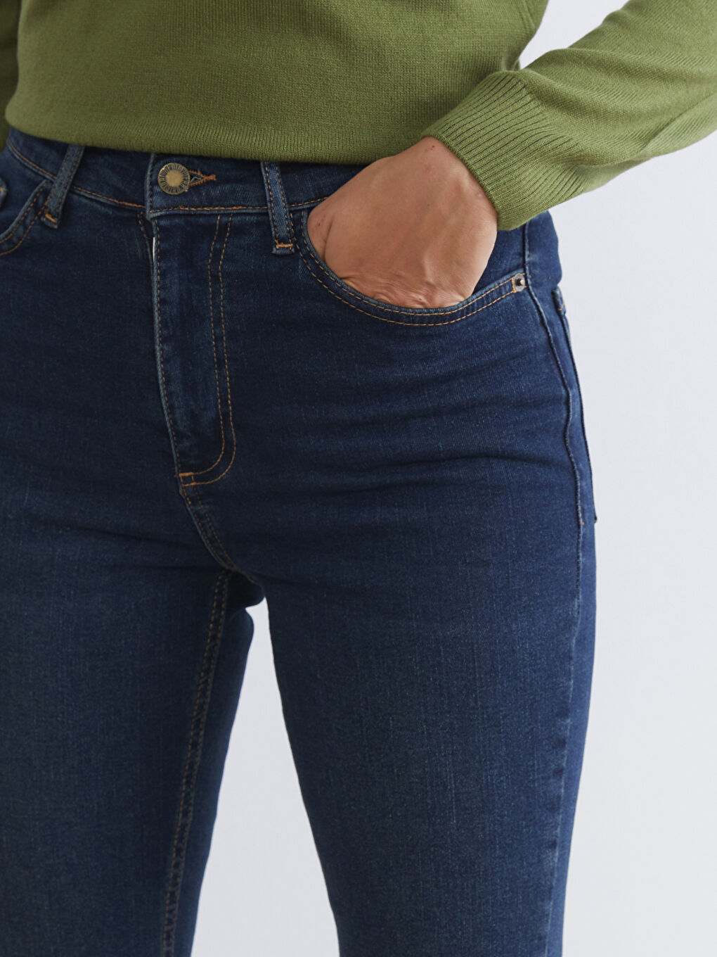 Cropped Flare Women's Jeans-2