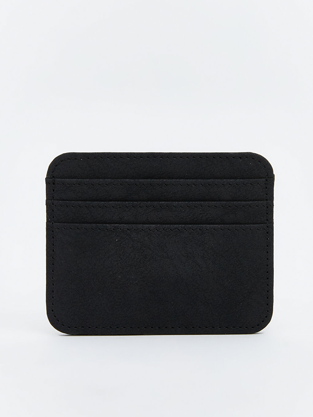 Siyah Deri Görünümlü Erkek Kartlık