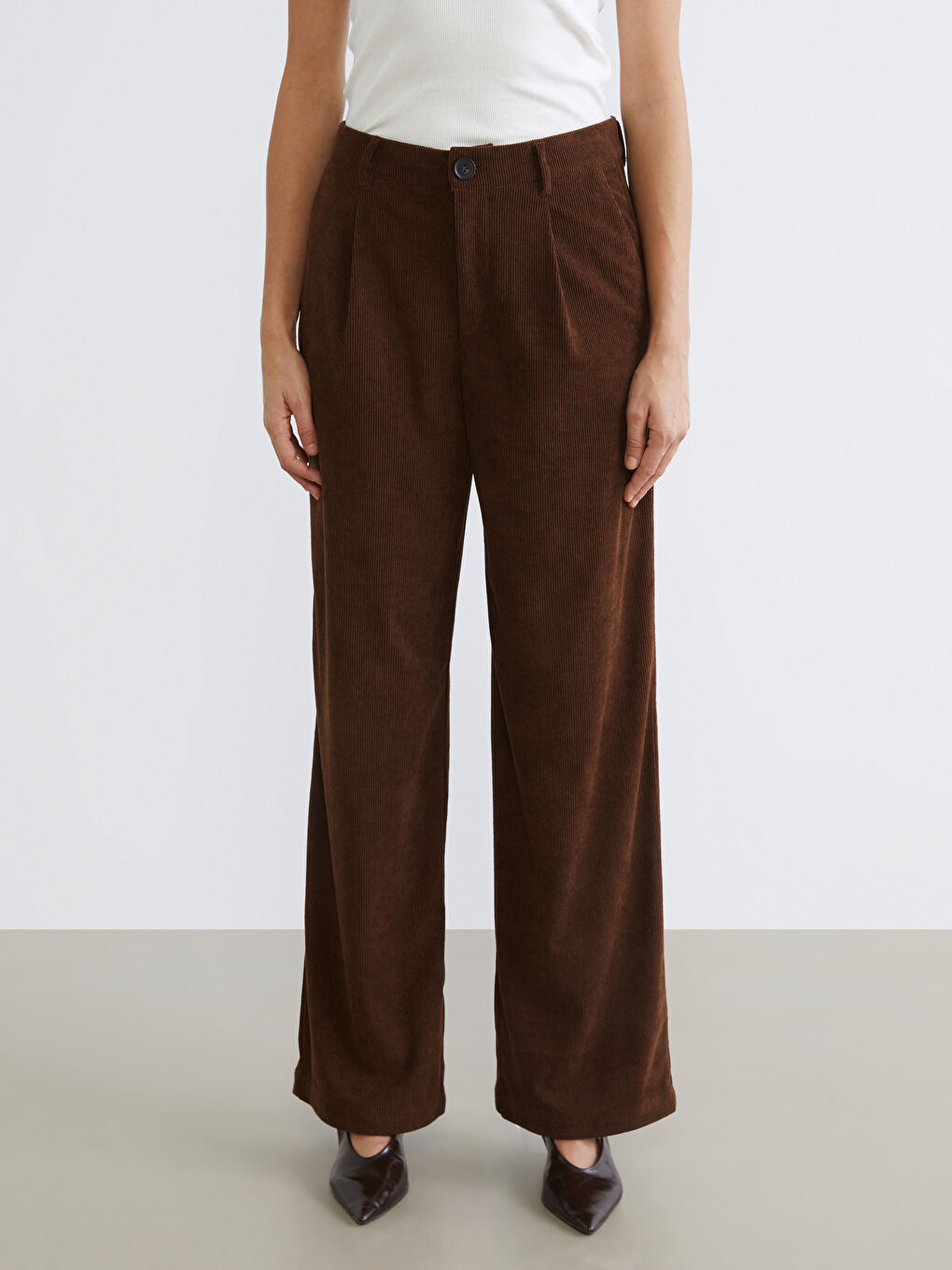 بنطلون بني امرأة-1