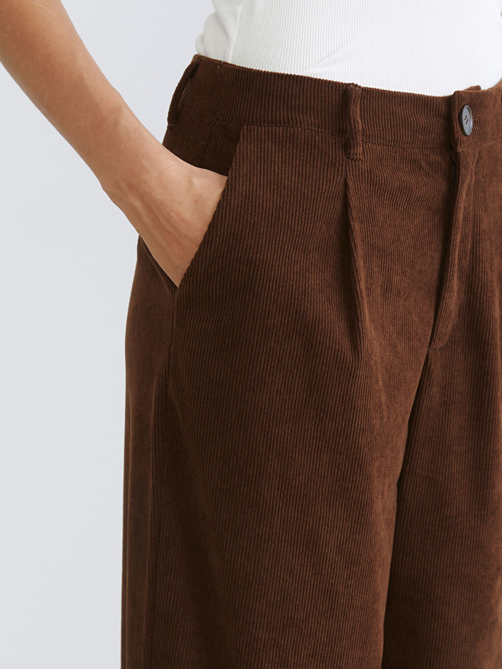 بنطلون بني امرأة-2