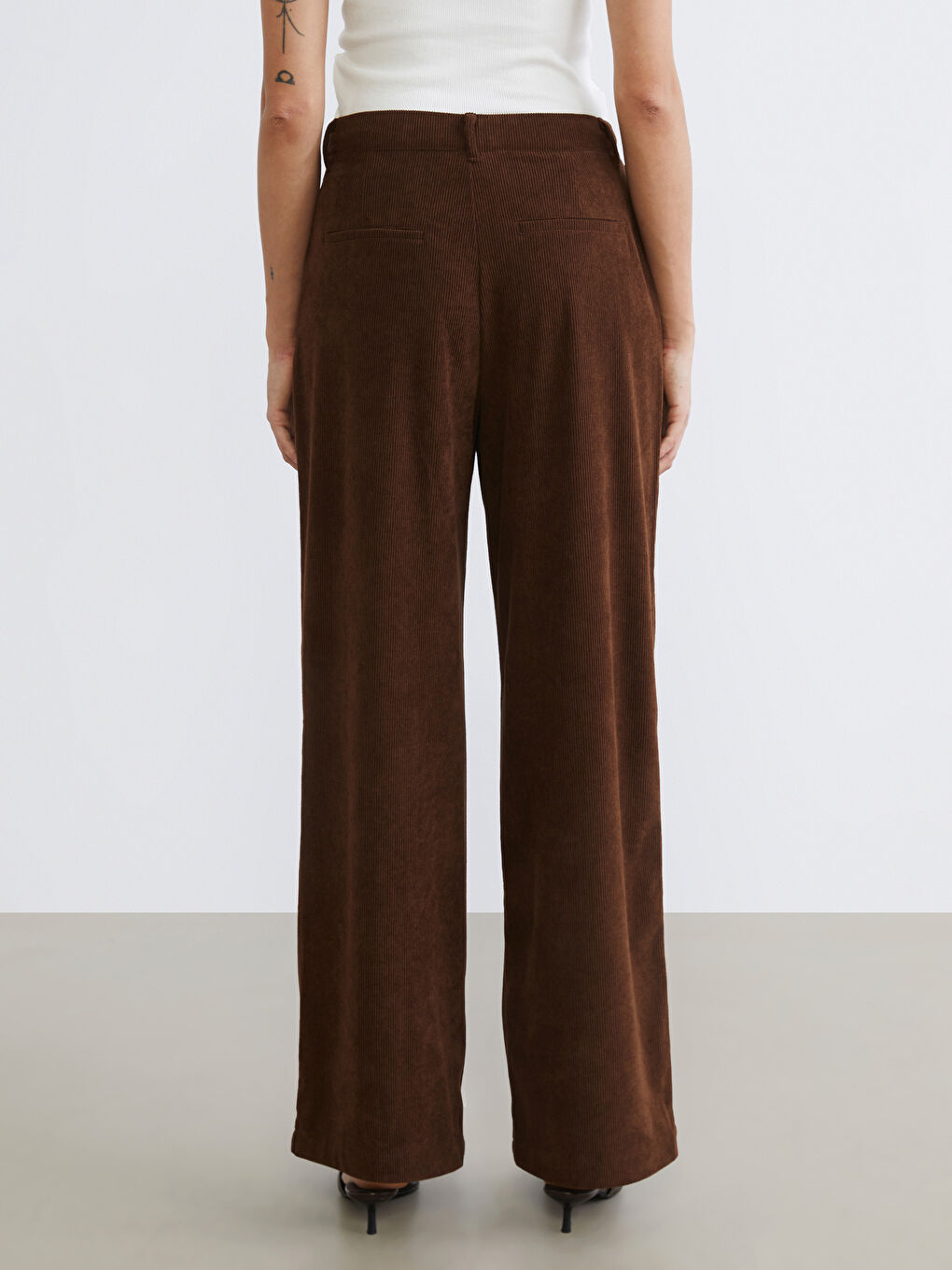 بنطلون بني امرأة-3