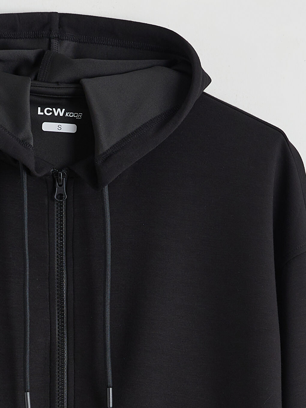 Толстовка на молнии с капюшоном оверсайз для женщин-5