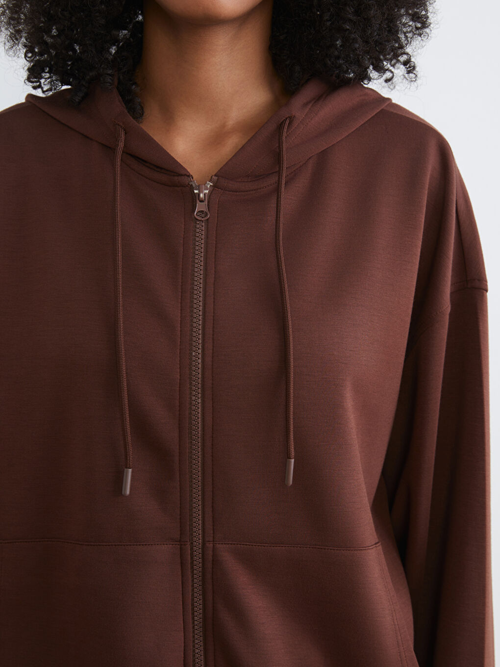 әйелдерге арналған капюшонды оверсайз свитшот-2