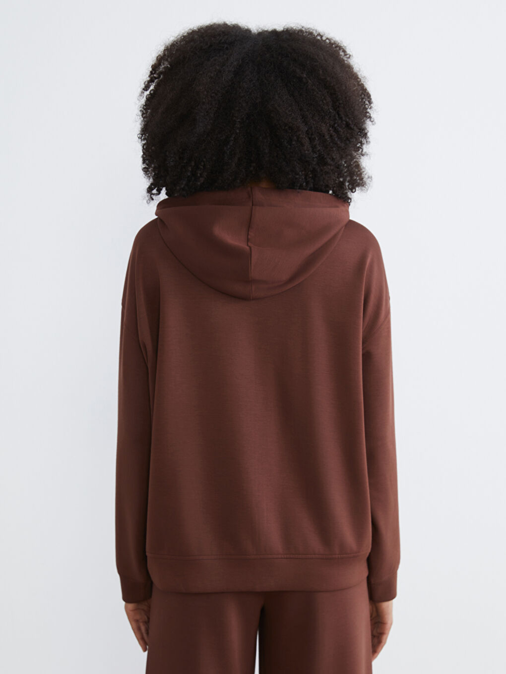 әйелдерге арналған капюшонды оверсайз свитшот-3